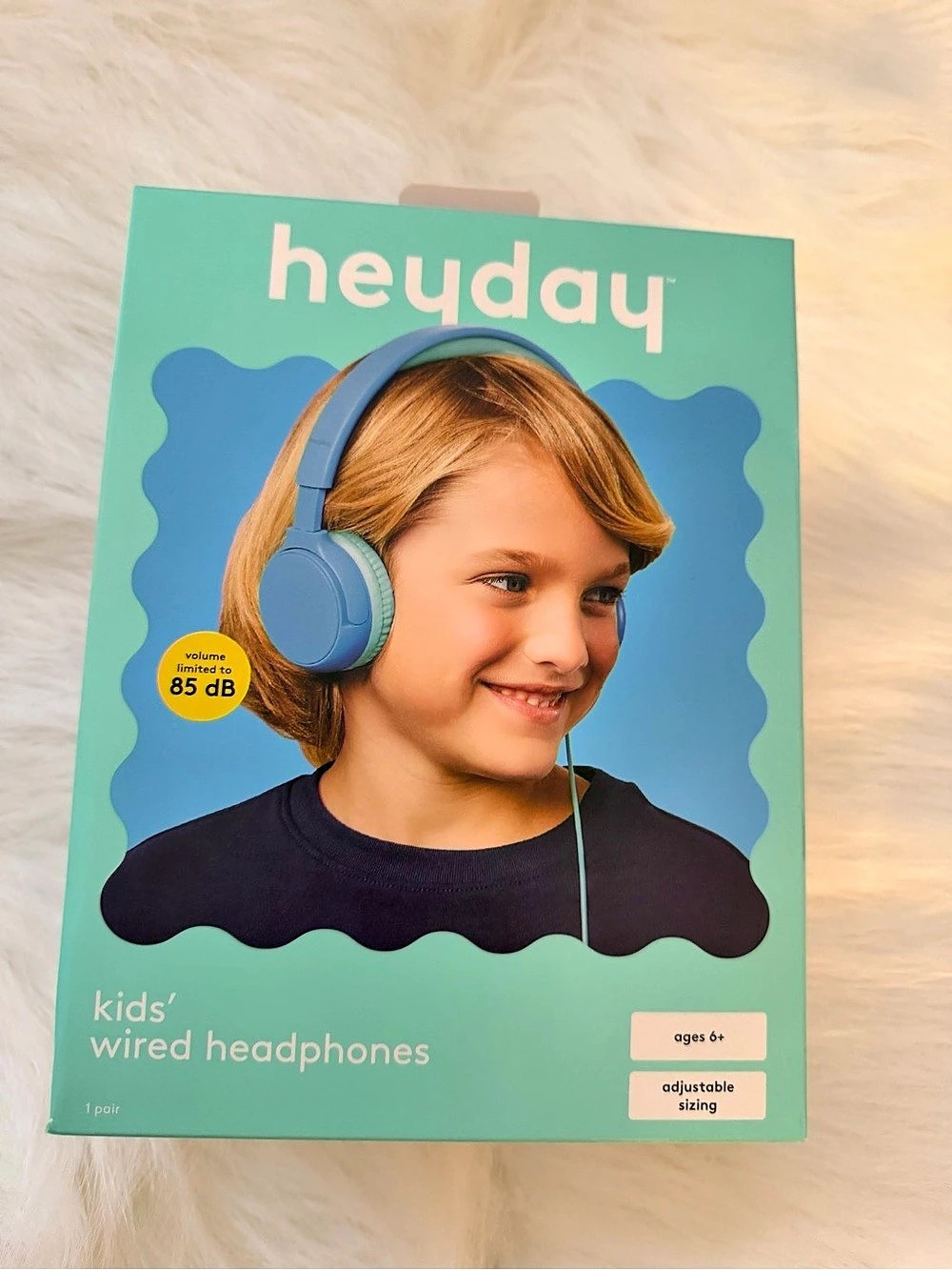 heyday kids' wired headphones Blue NWT